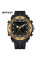 Мужские спортивные часы Sanda 6029 Black-Gold с водозащитой 5 ATM