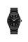 Мужские кварцевые часы Skmei 9140BK All Black с металлическим браслетом
