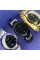 Мужские кварцевые часы Skmei 9140BK All Black с металлическим браслетом