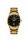 Мужские кварцевые часы Skmei 9140GDBK Gold-Black с металлическим браслетом