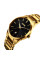 Мужские кварцевые часы Skmei 9140GDBK Gold-Black с металлическим браслетом