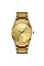 Мужские кварцевые часы Skmei 9140GD Gold с металлическим браслетом