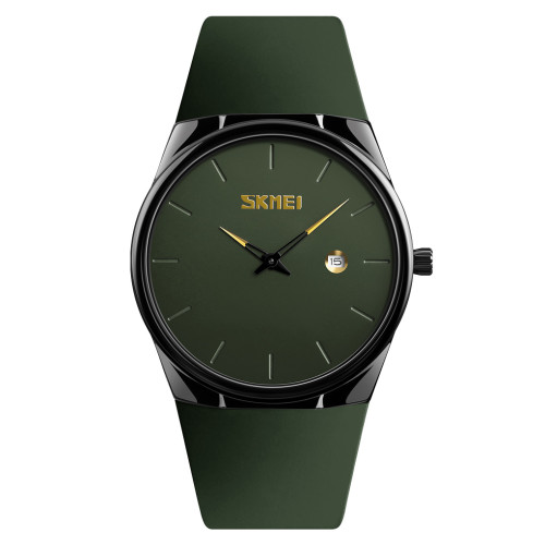 Годинник Skmei 1509AG Army Green кварцовий з віконцем дати