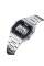 Женские электронные часы Skmei 1474SI Silver с металлическим браслетом