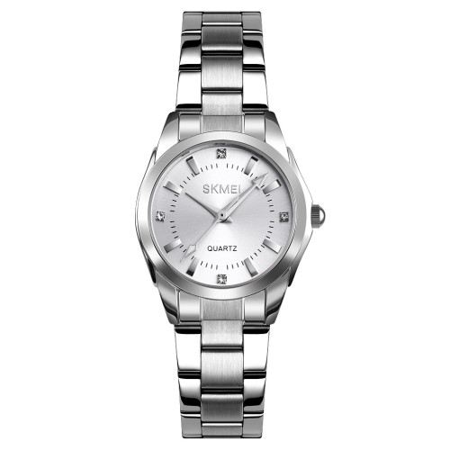 Жіночий годинник Skmei 1620SISI Silver-Silver металевий з водозахистом 3 ATM