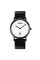 Женские часы Skmei 1907BKWT Black-White на кожаном корешке