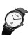 Женские часы Skmei 1907BKWT Black-White на кожаном корешке