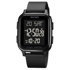 Електронний наручний годинник Skmei 1858BK Black з водозахистом 5 ATM