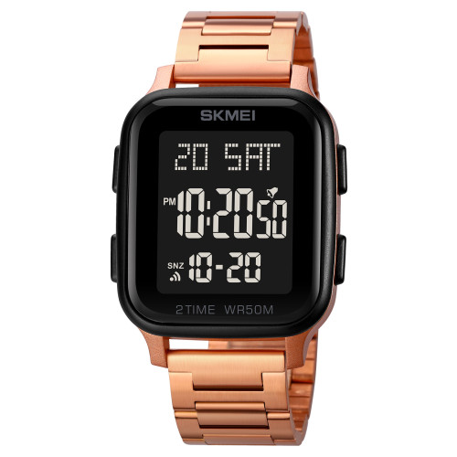 Годинник Skmei 1859RG Rose Gold електронний з водозахистом 5 ATM