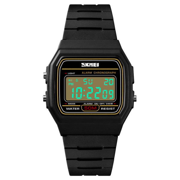 Наручний годинник Skmei 1412BKGD Black-Gold
