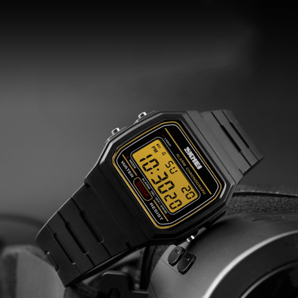 Наручний годинник Skmei 1412BKGD Black-Gold