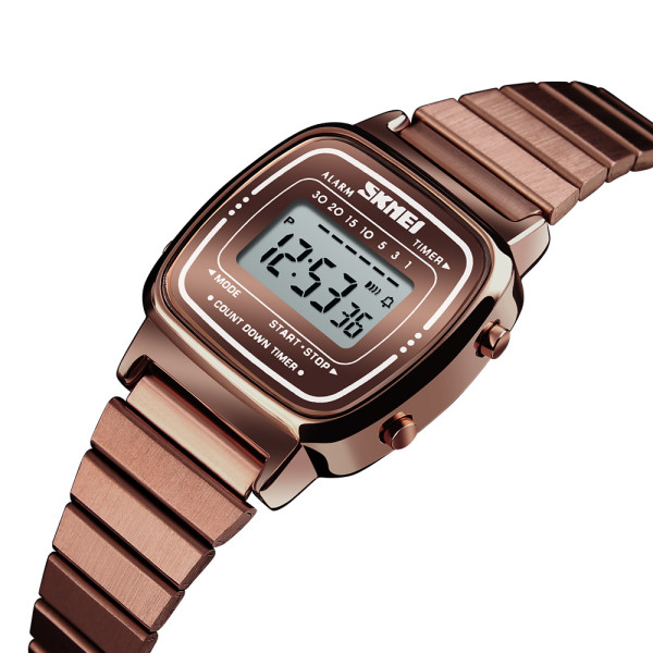 Жіночий годинник Skmei 1901SCF Cofee Steel
