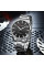 Мужские часы Curren 8425 Silver-Black кварцевые металлические