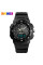Чоловічий тактичний годинник Skmei 1454BKBK Black-Black з водозахистом 5 ATM