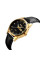 Женские часы Skmei 9073GDBK-S Gold-Black кожаный ремешок