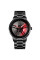 Чоловічий кварцовий годинник Skmei 1990A Black-Red з металевим браслетом