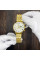 Мужские кварцевые часы Curren 8427 Gold-White с хронографом