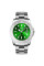 Мужские часы Skmei 9295SIGN Silver-Green кварцевые со стальным браслетом