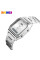 Женские часы Skmei 1220SI Silver стрелочно-электронные серебристые