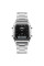 Жіночий годинник Skmei 1220SIBK Silver-Black стрілково-електронний сріблястий