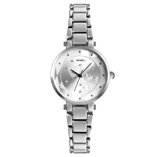 Женские часы Skmei 1411SI Silver с водозащитой 3 ATM