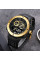 Мужские часы Skmei 2014GDBK Gold-Black с водозащитой 5 ATM