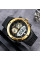 Мужские часы Skmei 2014GDWT Gold-White спортивные водонепроницаемые 5 ATM