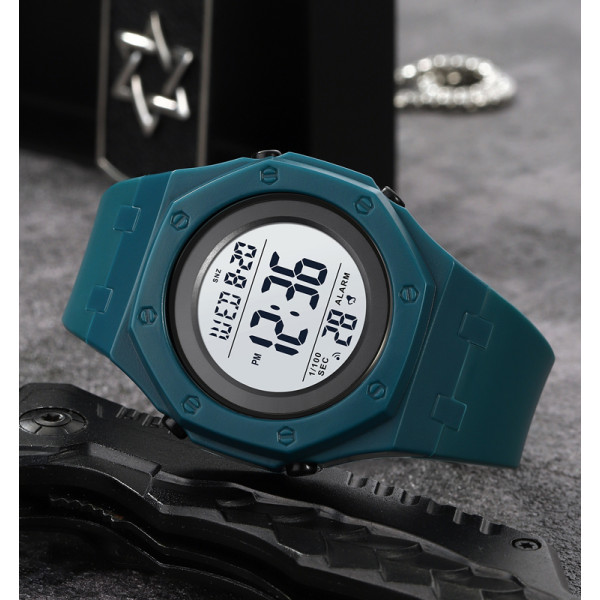 Мужские электронные часы Skmei 2048BU Blue с водозащитой 5 ATM