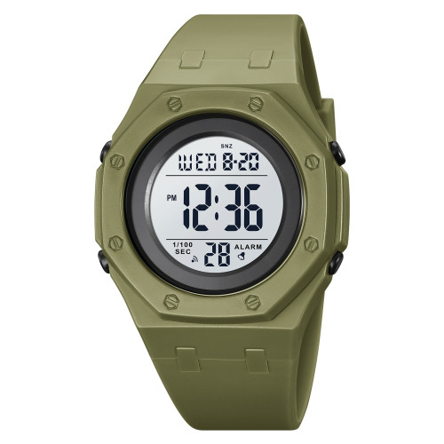 Мужские тактические часы Skmei 2048AG Army Green с водозащитой 5 ATM