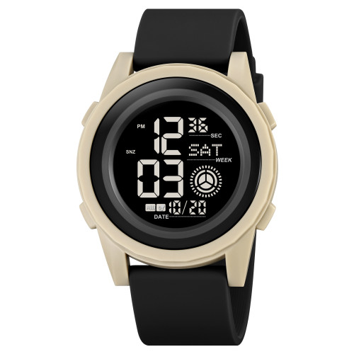 Мужские тактические часы Skmei 2082KHBK Khaki-Black с водозащитой 5 ATM