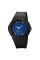 Женские часы Skmei 2011BKBU Black-Blue с каучуковым корешком 5 ATM