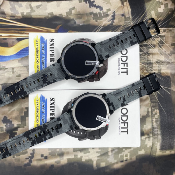 Розумний годинник Modfit Sniper Pro All Black 41 мм.