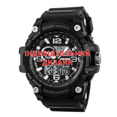 Мужские электронные часы Awarder Patriot 012BK с подсветкой