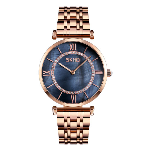 Мужские наручные часы Skmei 9198RGBKH-B Rose Gold-Black металлические