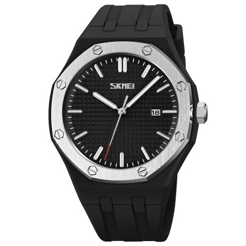 Чоловічий наручний годинник Skmei 9299BKBK Black-Black кварцовий спортивний