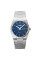 Чоловічий кварцовий годинник Skmei 9288SIBU Silver-Blue з металевим браслетом