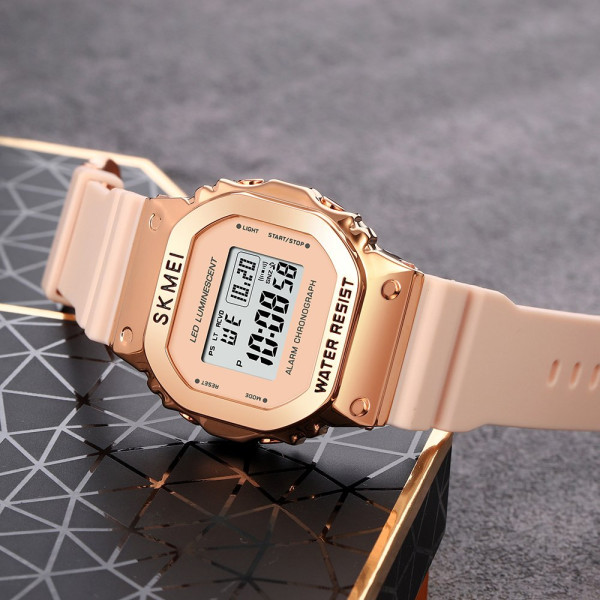 Жіночий спортивний годинник Skmei 1851PK Pink з водозахистом 3 ATM