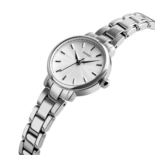 Женские часы Skmei 1410SI Silver на металлическом браслете