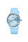 Женские часы Skmei 2057LTBU Lignt Blue с каучуковым ремешком и водозащитой 5 ATM