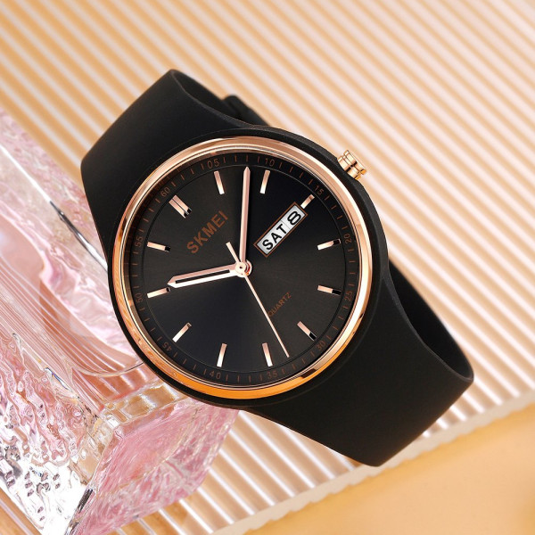 Жіночий годинник Skmei 2057BK Black водонепроникний 5 ATM чорний
