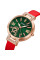 Женские часы Skmei 1977RD Red с кожаным корешком и люминесценцией