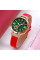 Женские часы Skmei 1977RD Red с кожаным корешком и люминесценцией