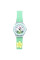 Дитячий аналоговий годинник Better 005 Flowers Green-White з силіконовим ремінцем
