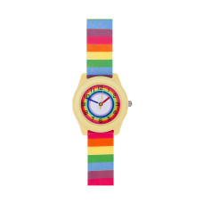 Детские кварцевые часы Better 003 с силиконовым корешком Rainbow Yellow