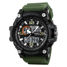 Тактичний чоловічий годинник Skmei 1283 Black-Military Wristband 5 ATM