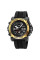 Мужские часы Skmei 2065BKGD Black-Gold стрелочно-электронные черные с золотом