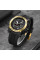Мужские часы Skmei 2065BKGD Black-Gold стрелочно-электронные черные с золотом