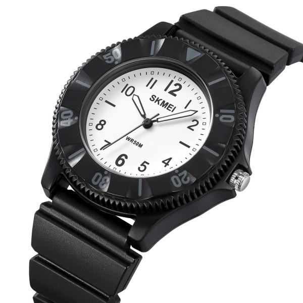 Дитячий годинник Skmei 2151BK Black кварцовий водонепроникний 5 ATM чорний