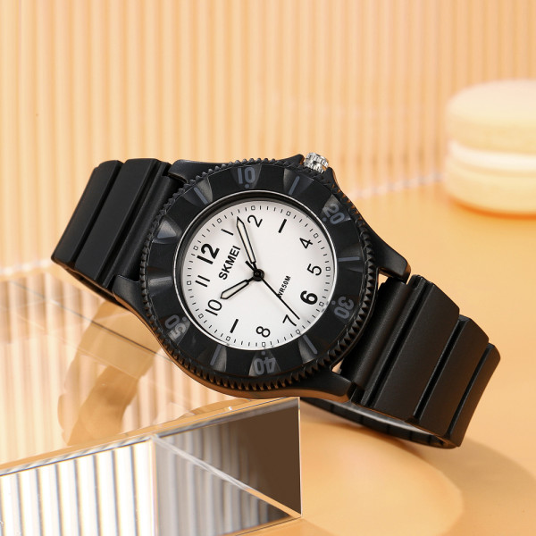 Дитячий годинник Skmei 2151BK Black кварцовий водонепроникний 5 ATM чорний