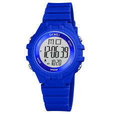 Детские часы Skmei 1716BU Blue электронные синие 5 ATM